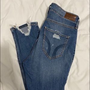 Curvy Hugh Rise Super Skinny Hollister jeans